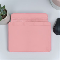 Шкіряний чохол на магнітах для MacBook (кайзер) Рожевий Шкіряний чохол на магнітах для MacBook (кайзер) Рожевий