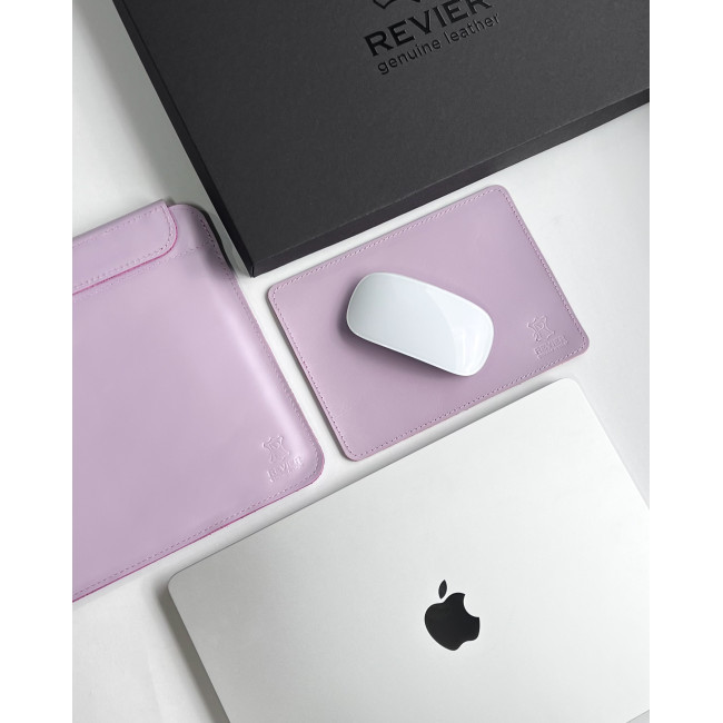 Шкіряний чохол на магнітах для MacBook (кайзер) Бузьковий Шкіряний чохол на магнітах для MacBook (кайзер) Бузьковий