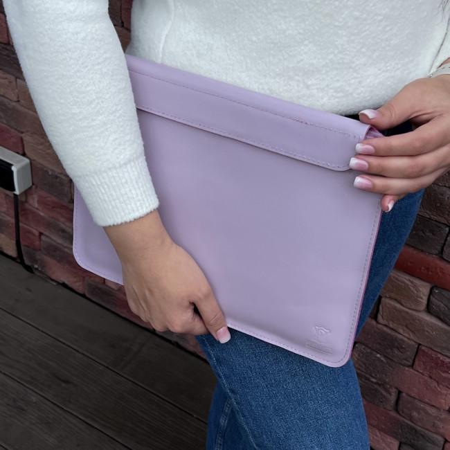 Шкіряний чохол на магнітах для MacBook (кайзер) Бузьковий Шкіряний чохол на магнітах для MacBook (кайзер) Бузьковий