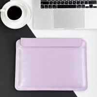 Шкіряний чохол на магнітах для MacBook (кайзер) Бузьковий Шкіряний чохол на магнітах для MacBook (кайзер) Бузьковий