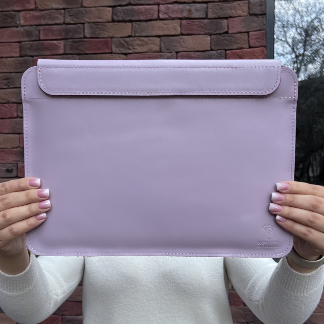 Шкіряний чохол на магнітах для MacBook (кайзер) Бузьковий Шкіряний чохол на магнітах для MacBook (кайзер) Бузьковий
