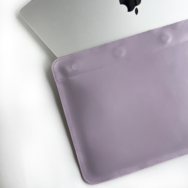 Шкіряний чохол на магнітах для MacBook (кайзер) Бузьковий Шкіряний чохол на магнітах для MacBook (кайзер) Бузьковий