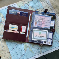 Папка моряка на кнопках (кайзер) Марсала Папка моряка на кнопках (кайзер) Марсала
