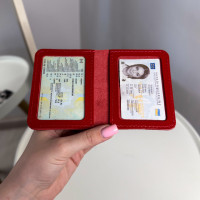 Автопортмоне на 2 вік. (кайзер) Червоний