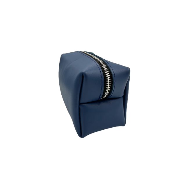 Шкіряний несесер міні косметичка (кайзер) амплуа-блу Шкіряний несесер міні косметичка (кайзер) амплуа-блу