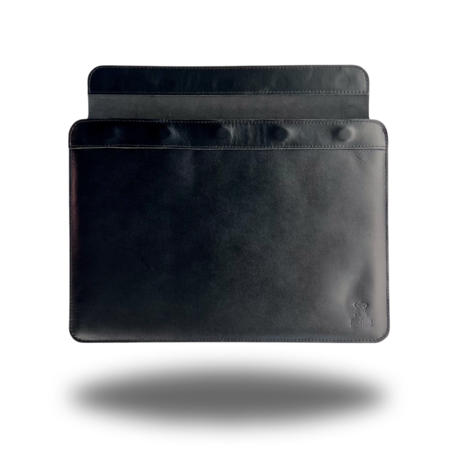 Шкіряний чохол на магнітах для MacBook (кайзер) Чорний Шкіряний чохол на магнітах для MacBook (кайзер) Чорний