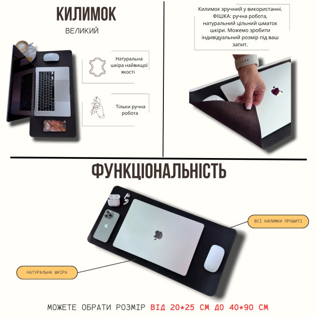Килимок для миші (крейзі) Шоколад Килимок для миші (крейзі) Шоколад