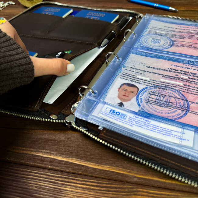 Папка моряка на змійці (крейзі) Шоколад Папка моряка на змійці (крейзі) Шоколад