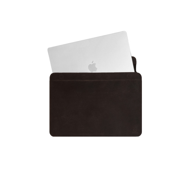 Шкіряний чохол на магнітах для MacBook (крейзи) Шоколад Шкіряний чохол на магнітах для MacBook (крейзи) Шоколад